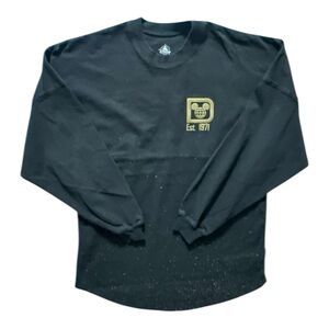 Disney Black and Gold Long‎ Sleeve Shirt-XS